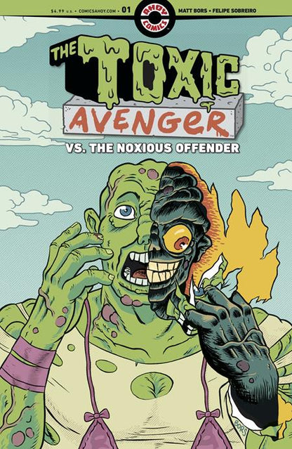 🔞 Toxic Avenger vs the Noxious Offender #1 - Ahoy - Matt Bors Main Cvr (Pre-Order) C36-P40