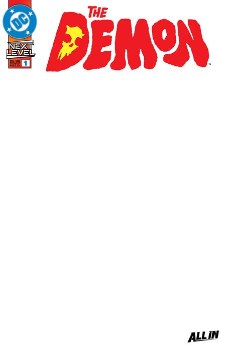 Demon #1 - Next Level - Blank Sketch Var (Closed) R2640