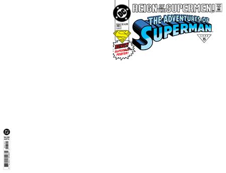 Adventures of Superman #501 - Blank Sketch Facsimile 2026 (Closed) R2640