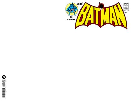 Batman #227 | Blank Sketch Facsimile 2026 (Closed) R2641