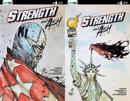 Strength & Ash #4 - Keenspot - Cardoselli, Perillo Holo-Foil Flip (Pre-Order) C37-P42