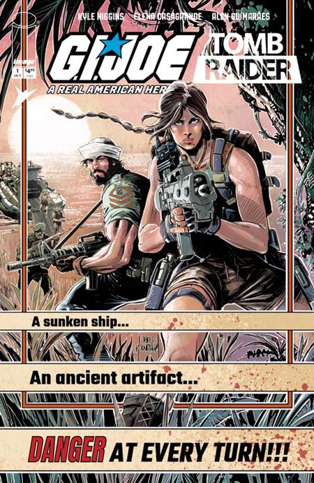 Gi Joe: A Real American Hero / Tomb Raider #1 | Chris Mooneyham 1:25 Vintage Var (Closed) R2640