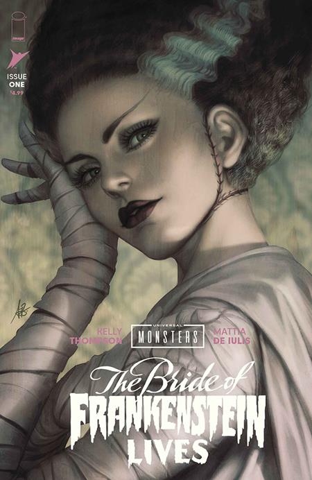 Bride of Frankenstein Lives #1 - Universal Monsters - Stanley Artgerm Lau Var (Pre-Order) C39-P43