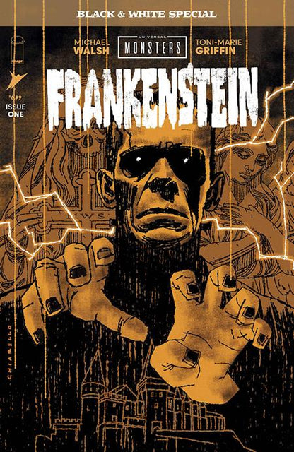 Frankenstein B&W Special #1 - Universal Monsters - Mark Chiarello Var (Pre-Order) C38-P41