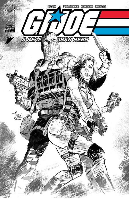 Gi Joe: A Real American Hero #333 - Lee Weeks B&W Var (Pre-Order) C38-P41