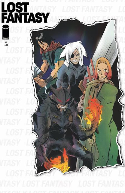 Lost Fantasy #13 - Fireborn - Image - Alex Diotto Adventurer Group Var (Pre-Order) C40-P43