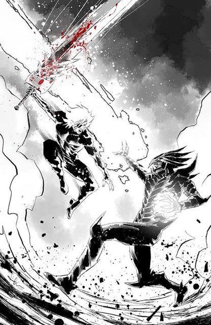 Lost Fantasy #13 - Fireborn - Image - Luca Casalanguida B&W and Blood Virgin Var (Pre-Order) C40-P43