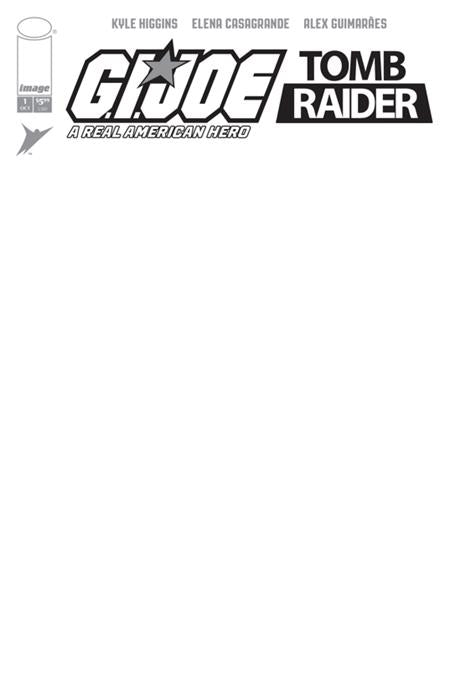 Gi Joe: A Real American Hero / Tomb Raider #1 - Blank Sketch Variant (Pre-Order) C37-P40