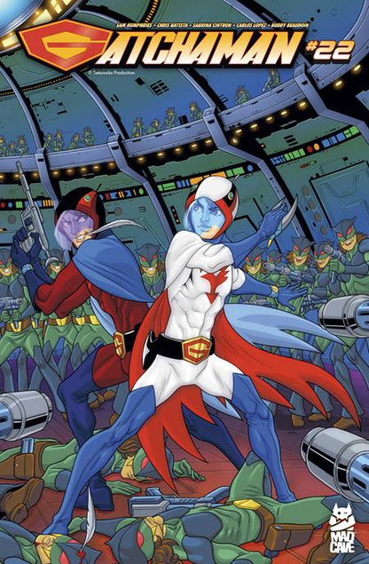 Gatchaman #22 - Mad Cave - Batista, Cintron, Chu Main Cvr (Pre-Order) C40-P43