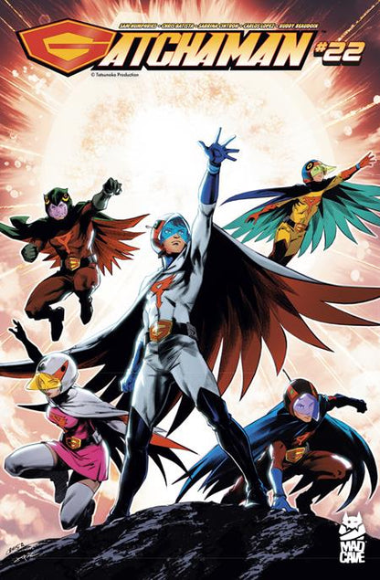Gatchaman #22 - Mad Cave - Cresta, Lopez Var (Pre-Order) C40-P43