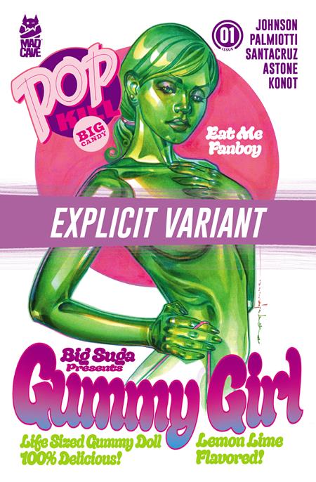 🔞 Pop Kill: Big Candy #1 - Mad Cave - Brian Stelfreeze Black Bag Var (Pre-Order) C37-P40