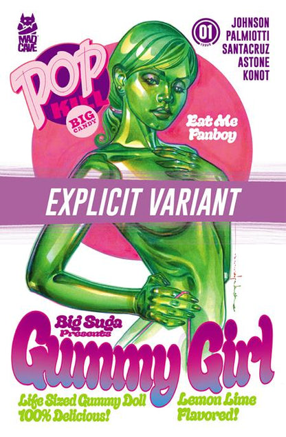 🔞 Pop Kill: Big Candy #1 - Mad Cave - Brian Stelfreeze Black Bag Var (Pre-Order) C37-P40
