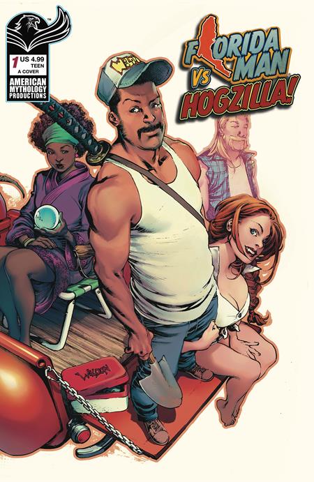 Florida Man #1 - American Mythology - Matthew Weldon Signed by Mike Baron w/ Promo Poster (Pre-Order) C39-P43