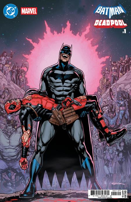 Batman / Deadpool #1 | One-Shot | Ryan Sook Crisis On Infinite Earths 7 Homage Var â€¢ Pre-Sale: C43-P46