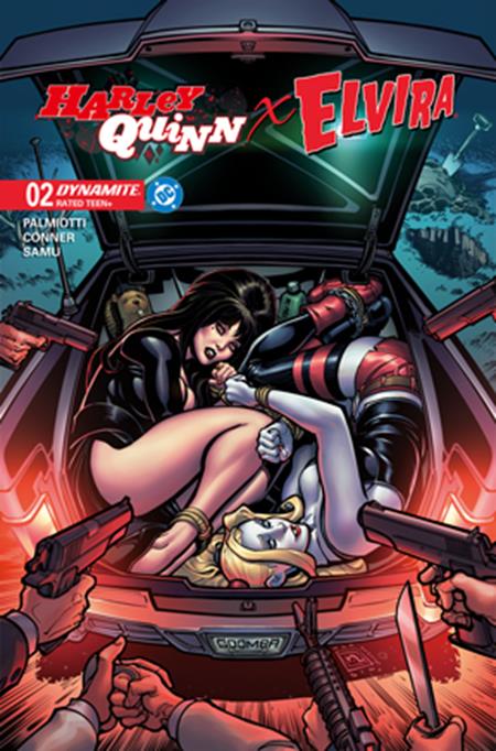 Harley Quinn X Elvira #2 | Chad Hardin Var â€¢ Pre-Sale: C43-P46