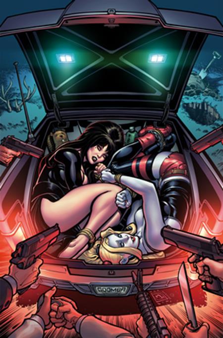 Harley Quinn X Elvira #2 | Chad Hardin Foil Virgin Var â€¢ Pre-Sale: C43-P46