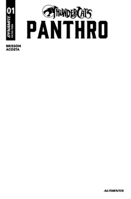 Thundercats: Panthro #1 (2025) | Blank Authentix Var â€¢ Pre-Sale: C44-P47