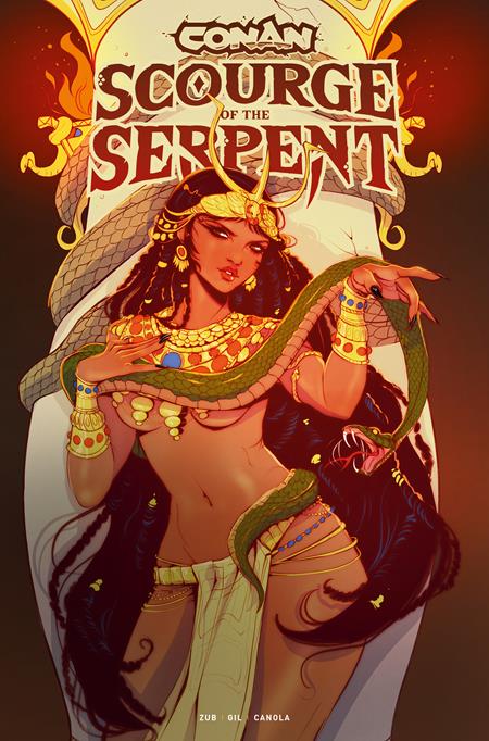Conan the Barbarian: Scourge of the Serpent #3 (of 4) | Ashleigh Izienicki Var â€¢ Pre-Sale: C44-P47