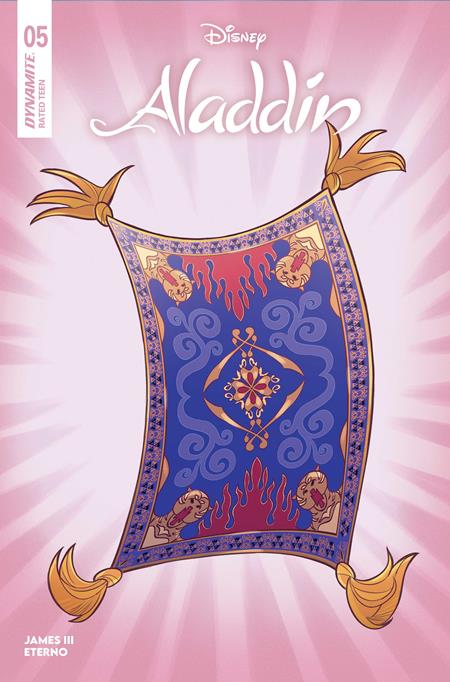 Aladdin #5 - Dynamite / Disney | Magic Carpet Cartoon Head Var (Pre-Order) C44-P47