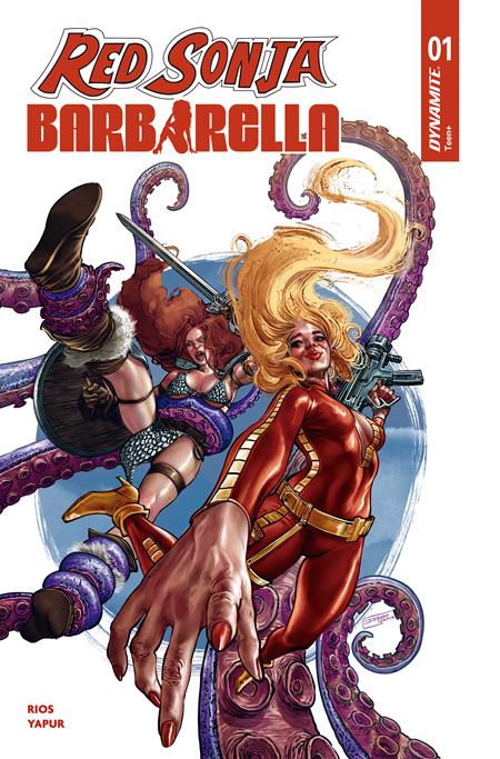 Red Sonja x Barbarella #1 - Dynamite | Diego Yapur Var (Pre-Order) C41-P44