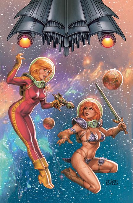 Red Sonja x Barbarella #1 - Dynamite | Joseph Michael Linsner Limited Virgin Var (Pre-Order) C41-P45