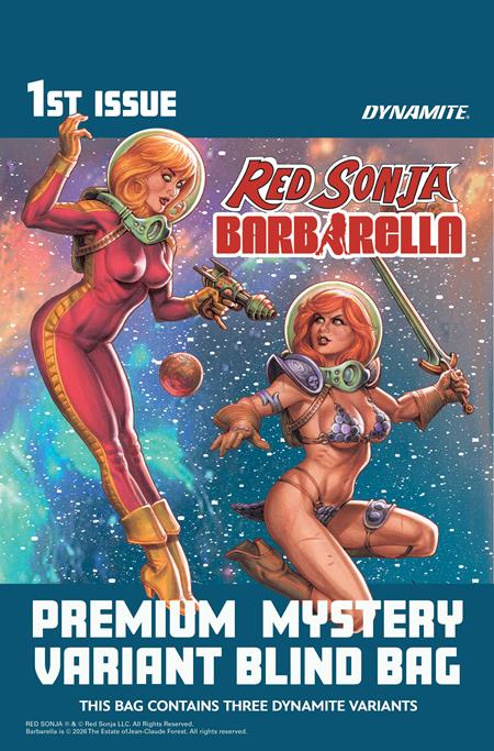 Red Sonja x Barbarella #1 - Dynamite | Blind Bag Premium Mystery Var (Pre-Order) C41-P44