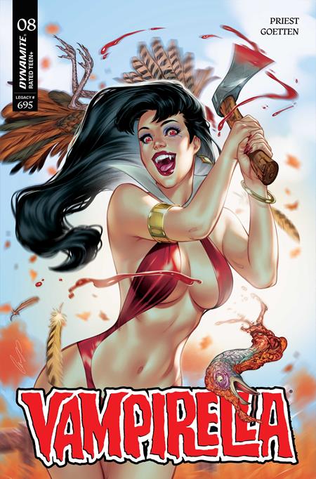 Vampirella #8 - Legacy #695 - Dynamite | Elias Chatzoudis Var (Pre-Order) C43-P46