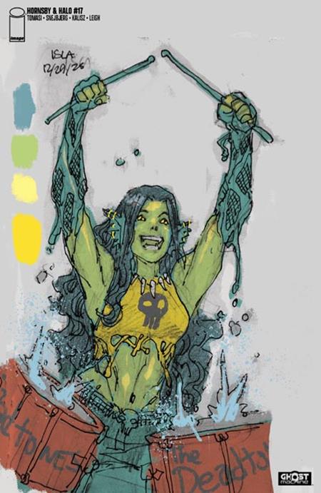 Hornsby & Halo #17 - Image / Ghost Machine | Francis Manapul Design Sketch Var (Pre-Order) C43-P46