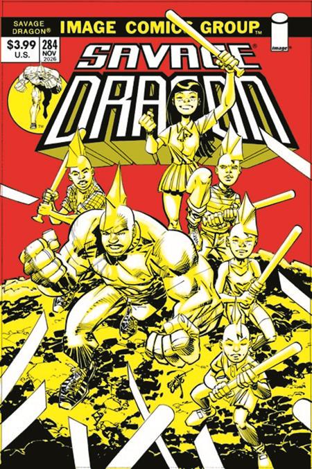 🔞 Savage Dragon #284 - Image | Erik Larsen 70's Throwback Var (Pre-Order) C44-P47