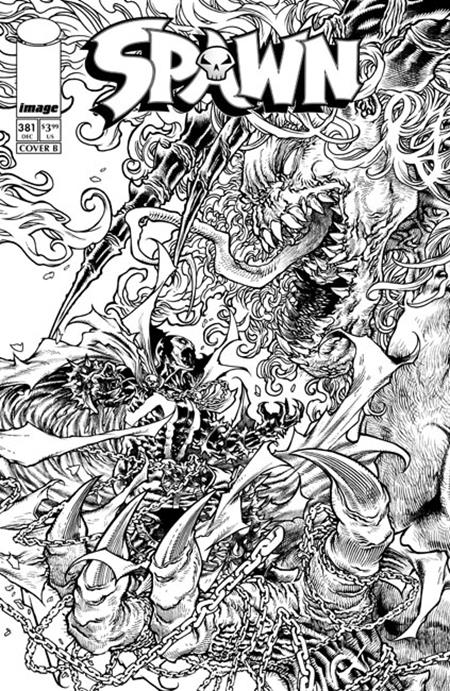 Spawn #381 - Image | Harvey Tolibao B&W Var (Pre-Order) C44-P47