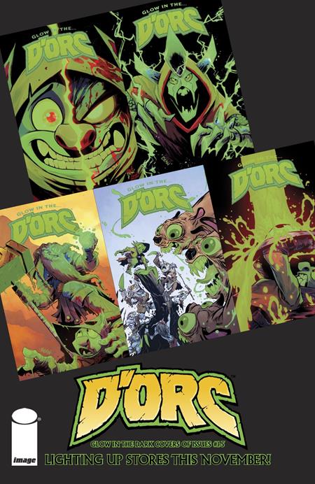 Dorc #1-5 D'orc - Image | Brett Bean GITD Bundle Set (Closed) #0011 FREE SHIPPING R2647