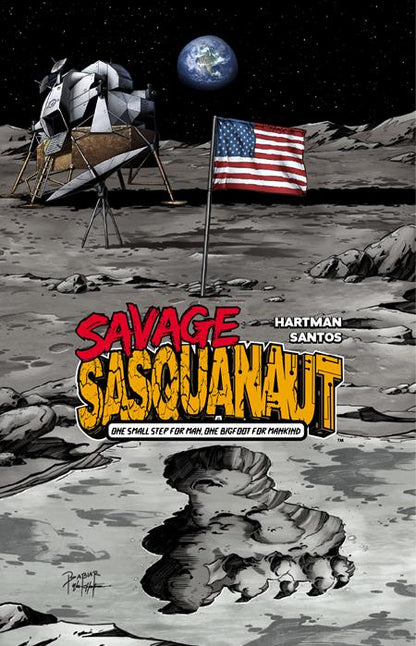 Savage Sasquanaut #1 - Antarctic Press / Sci Fi | Craig Babiar One Giant Step Var (Pre-Order) C40-P44