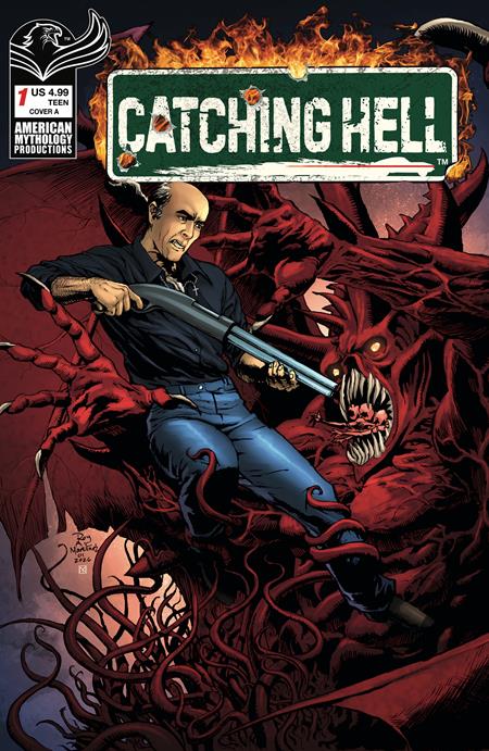 Catching Hell Feat Reggie Bannister #1 | Roy Allan Martinez Signed by Sa Check & James Kuhoric (Pre-Order) C40-P44