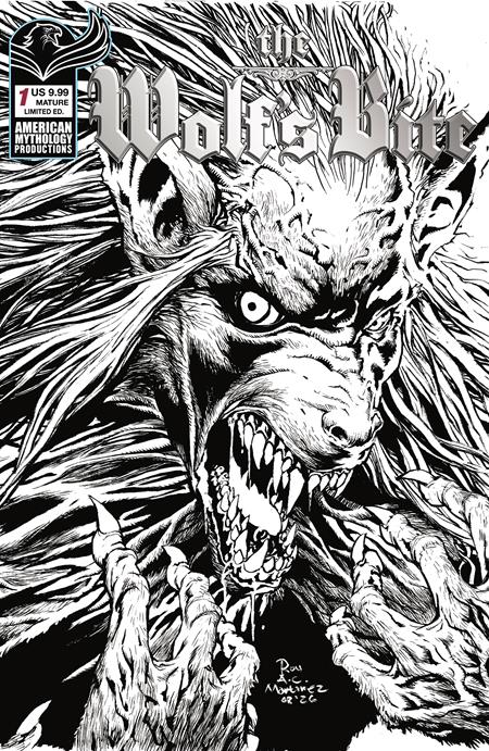 🔞 Wolf's Bite - American Mythology | Roy Allan Martinez B&W Limited Edition (Pre-Order) C42-P47