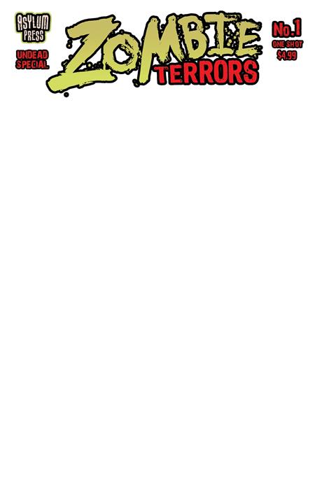 Zombie Terror #1 (Undead Special) | One-Shot | Sketch Blank Var • Pre-Sale: C45-P49