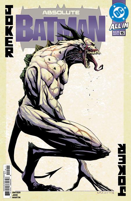 Absolute Batman #15 - Nick Dragotta Main Cover (Back-Issue)