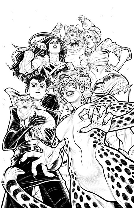 Cheetah and Cheshire Rob the Justice League #5 (of 6) | Elizabeth Torque Var • Pre-Sale: C45-P48