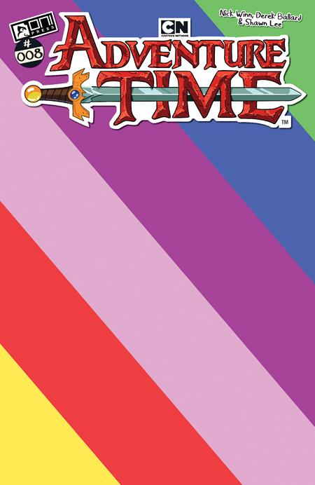Adventure Time (2025) #8 | Lady Rainicorn Rainbow Sketch Var • Pre-Sale: C45-P48