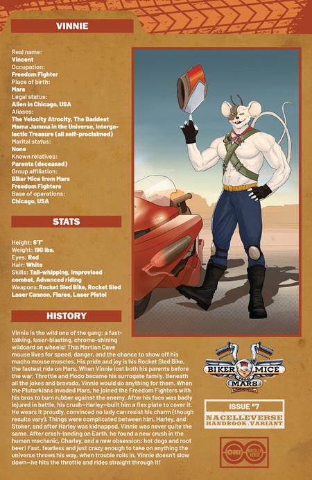 Biker Mice from Mars (2025) #7 • Dotun Akande Handbook Var • (Pre-Sale) C48-P51