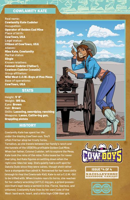 Wild West Cow-Boys of Moo Mesa #4 (of 4) • AJ Jothikumar Handbook Var • (Pre-Sale) C49-P52