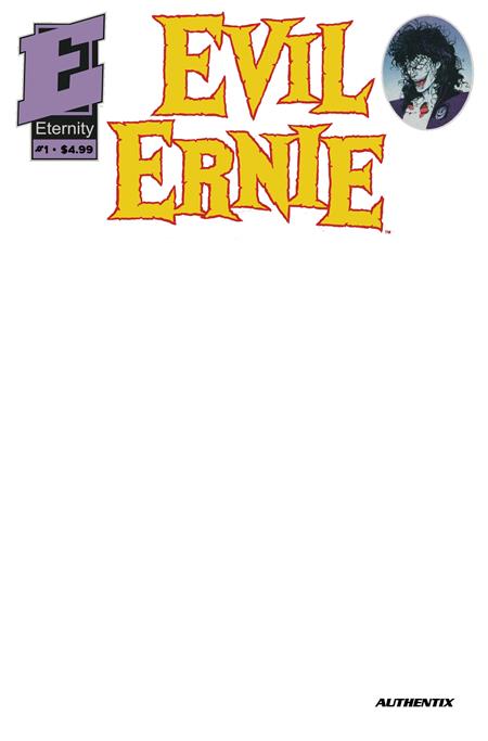 Evil Ernie #1 (30th Anniversary) | Blank Sketch Authentix Facsimile 2026 (Pre-Order) C45-P50