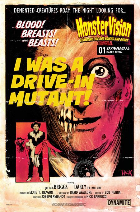 Monstervision feat Joe Bob Briggs & Darcy #1 | Robert Hack Var (Pre-Order) C47-P51