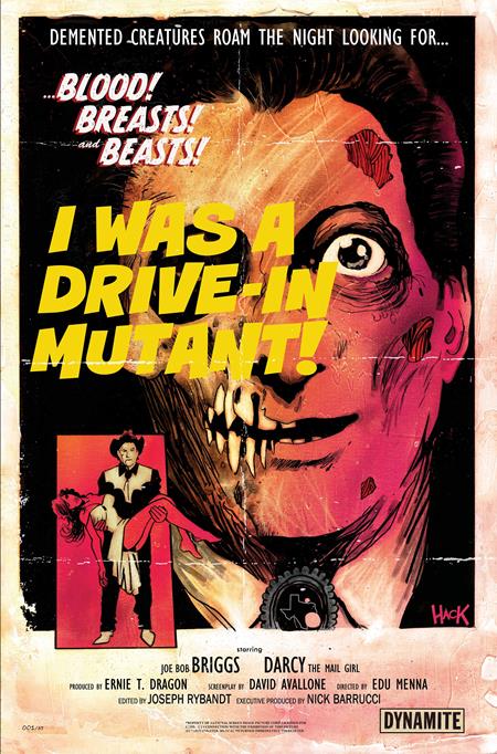 Monstervision feat Joe Bob Briggs & Darcy #1 | Robert Hack Premium Metal Var (Pre-Order) C47-P02