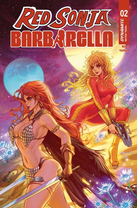 Red Sonja x Barbarella #2 (Dynamite) | Collette Turner Var (Pre-Order) C45-P48