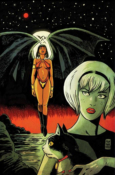 Sabrina the Teenage Witch x Vampirella #1 (Dynamite) | Francesco Francavilla Ltd Virgin Var (Pre-Order) C45-P49