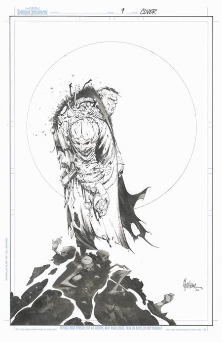 Curse of Sherlee Johnson #9 (Spawn Universe) | Jonathan Glapion B&W Virgin Var (Pre-Order) C45-P48