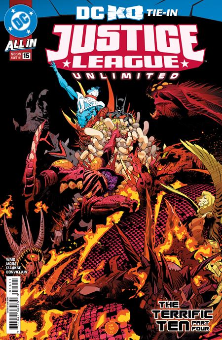 Justice League: Unlimited #15 - DC K.o - Dan Mora Main Cover (Back-Issue)