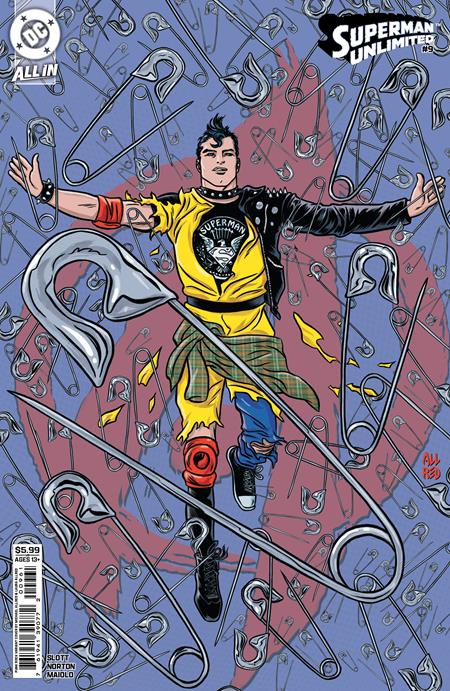 Superman: Unlimited #9 - Michael Allred Punk Rock Variant (Back-Issue)