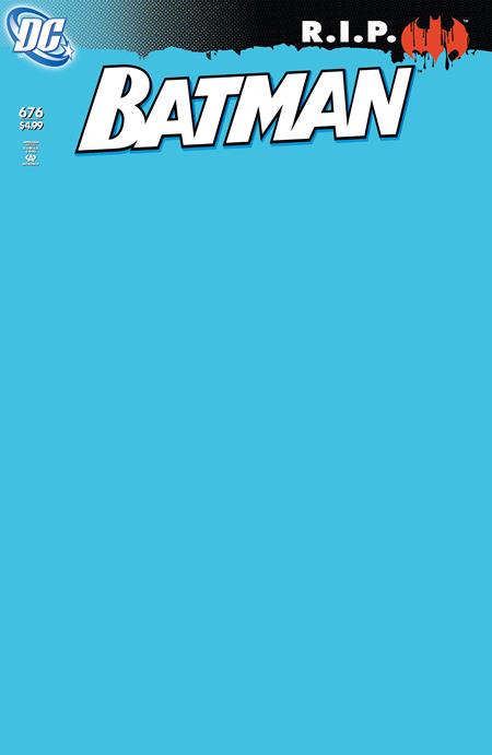 Batman #676 • Facsimile Edition • Blank Var (Pre-Sale) C50-P03