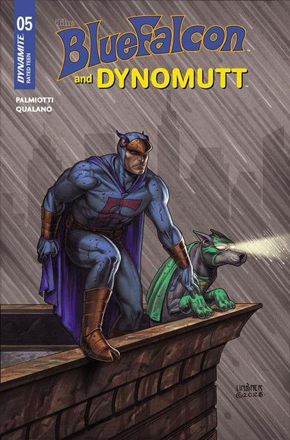 Blue Falcon + Dynomutt #5 • Joseph Michael Linsner Var (Pre-Sale) C49-P01